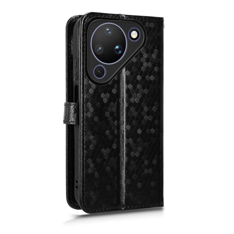 For Huawei Pura 90 5G Honeycomb Dot Texture Leather Phone Case