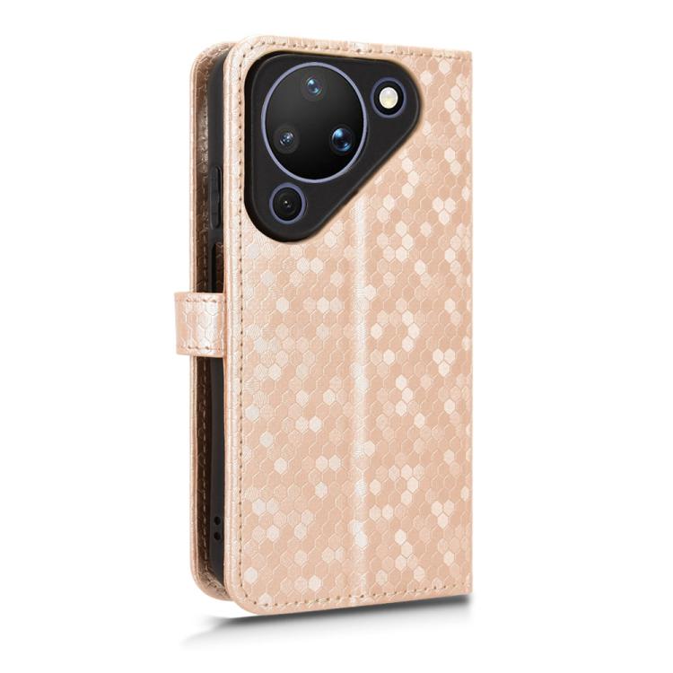 For Huawei Pura 90 5G Honeycomb Dot Texture Leather Phone Case