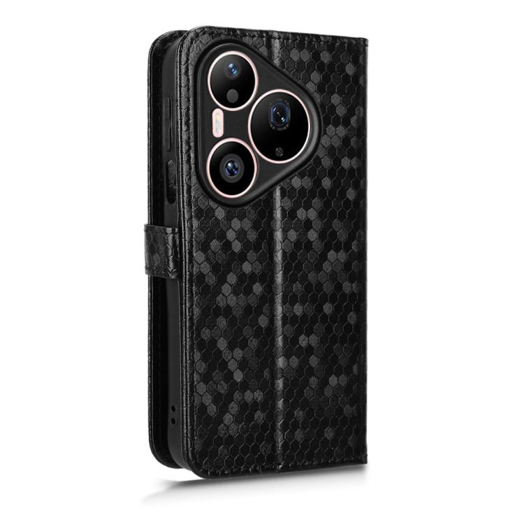 For Huawei Pura 90 Pro 5G Honeycomb Dot Texture Leather Phone Case