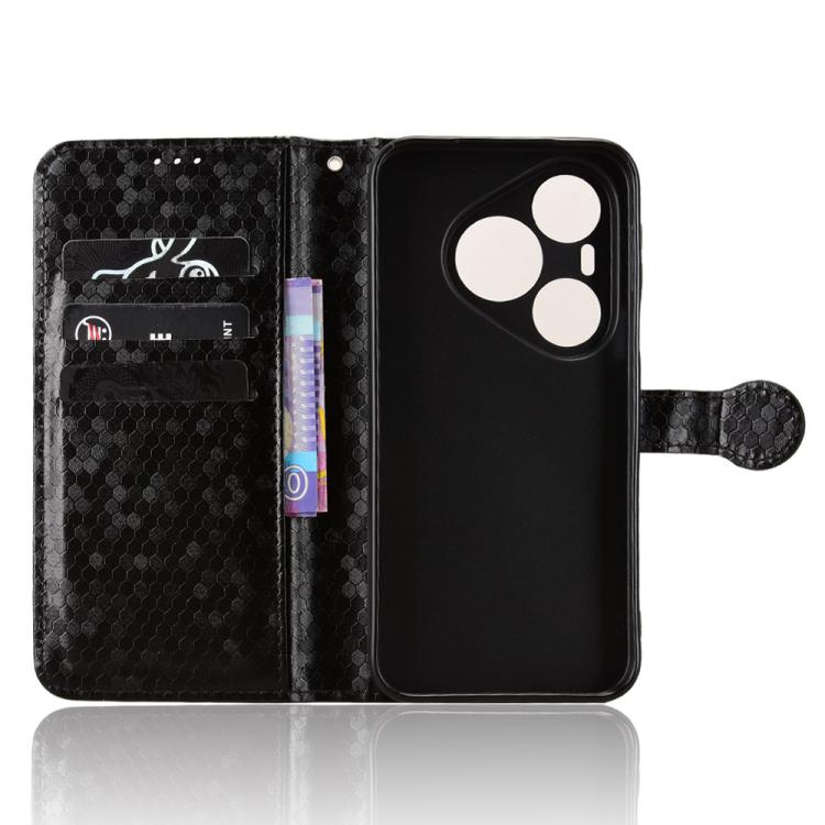For Huawei Pura 90 Pro 5G Honeycomb Dot Texture Leather Phone Case