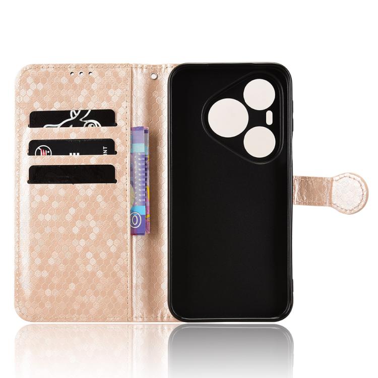 For Huawei Pura 90 Pro 5G Honeycomb Dot Texture Leather Phone Case