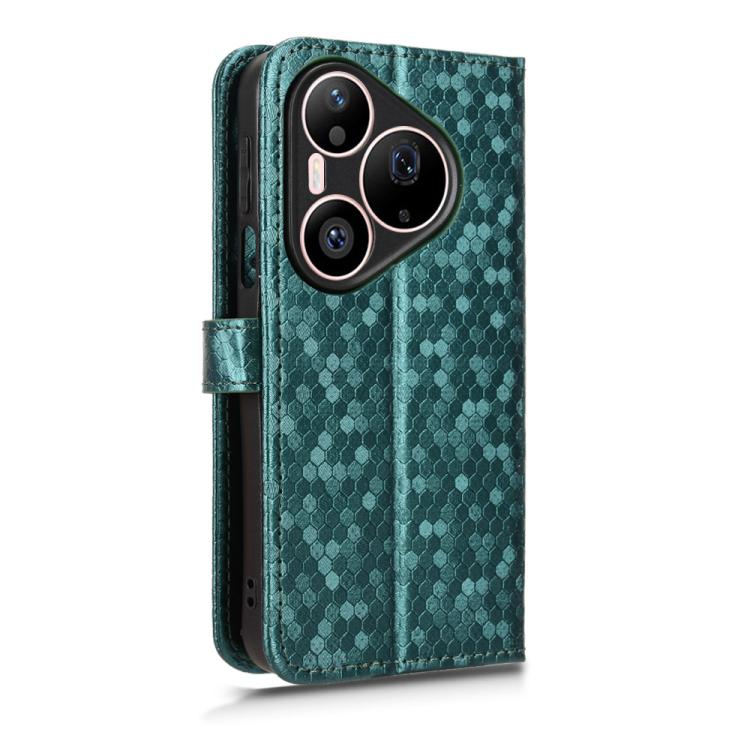 For Huawei Pura 90 Pro 5G Honeycomb Dot Texture Leather Phone Case
