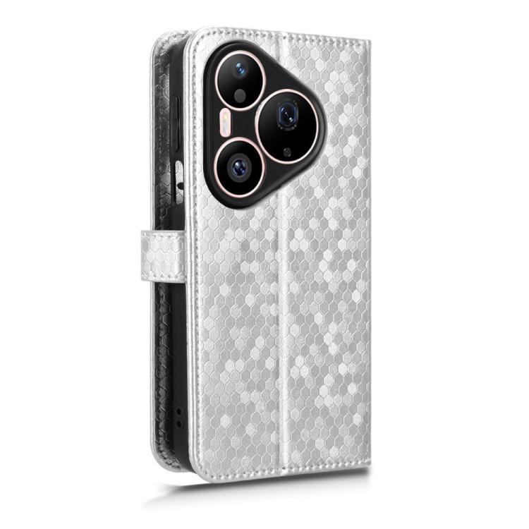 For Huawei Pura 90 Pro 5G Honeycomb Dot Texture Leather Phone Case