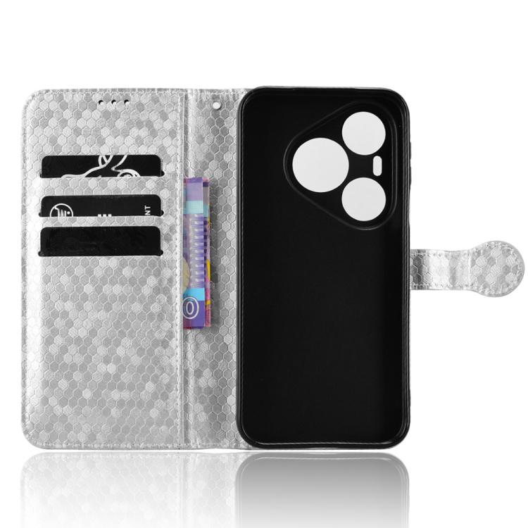 For Huawei Pura 90 Pro 5G Honeycomb Dot Texture Leather Phone Case