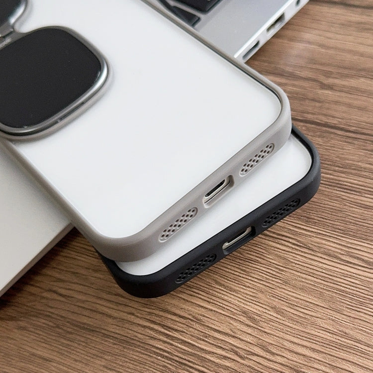 For iPhone 13 Pro Max Metal Sunglasses Holder TPU + PC Phone Case