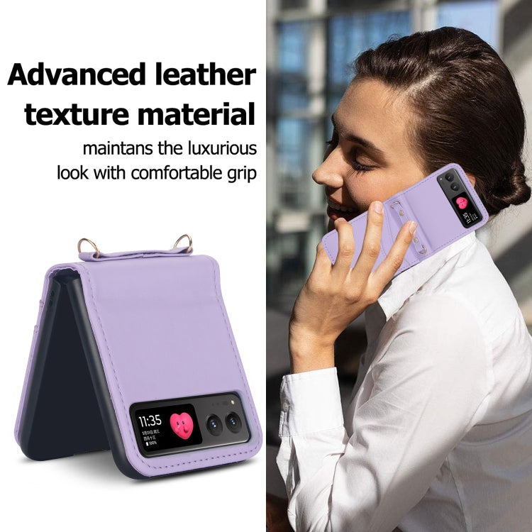 For Motorola Razr 40 Dual Card Slots Folding Phone Case