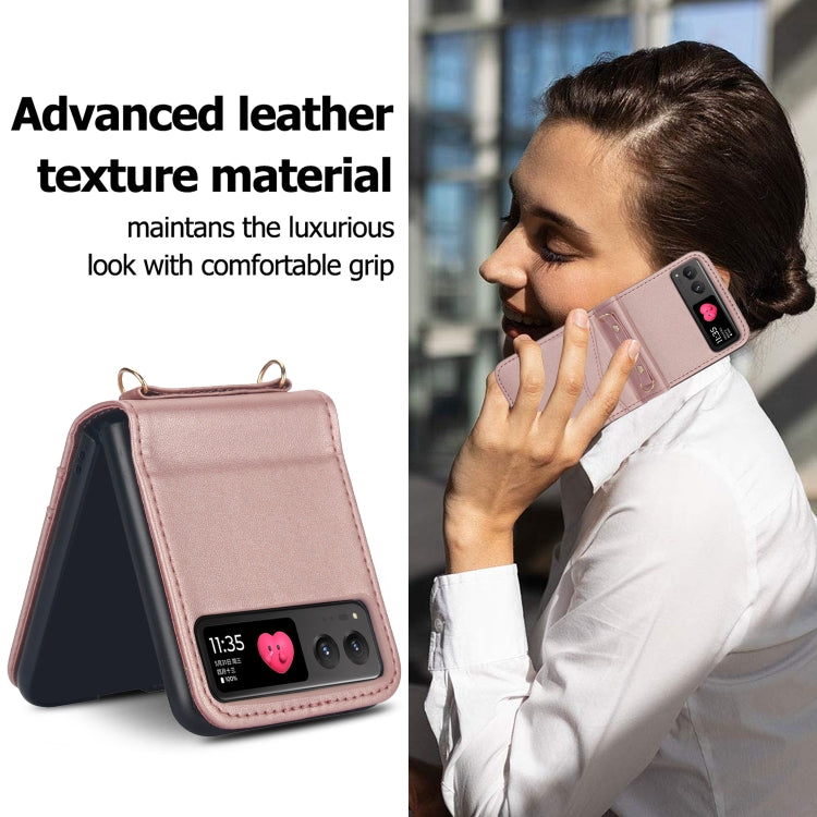 For Motorola Razr 40 Dual Card Slots Folding Phone Case