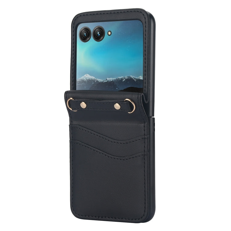 For Motorola Razr 40 Ultra Dual Card Slots Folding Phone Case