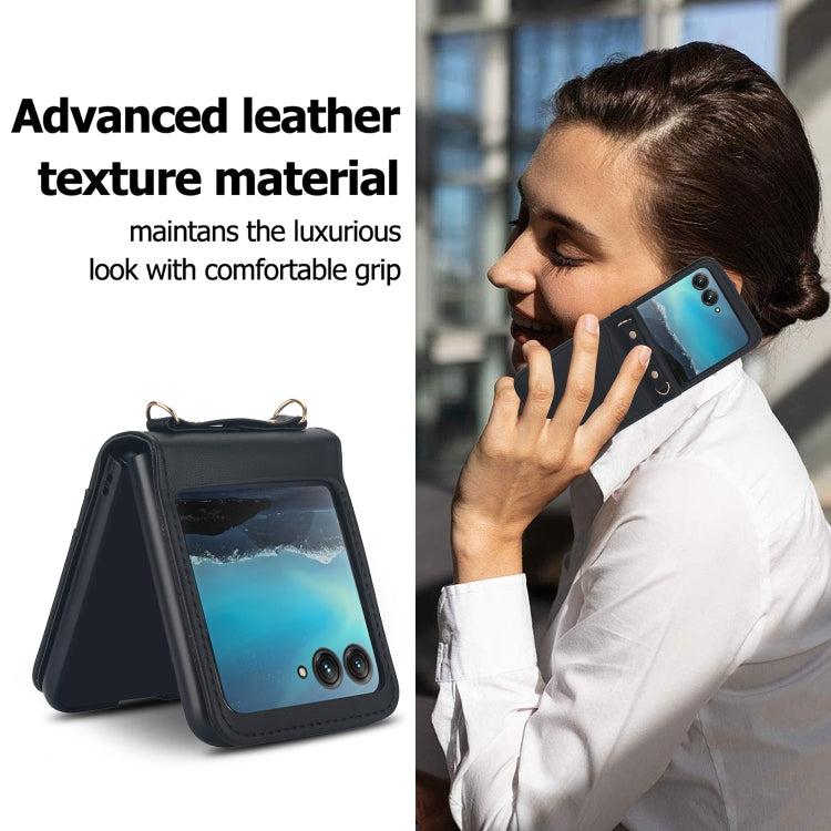For Motorola Razr 40 Ultra Dual Card Slots Folding Phone Case
