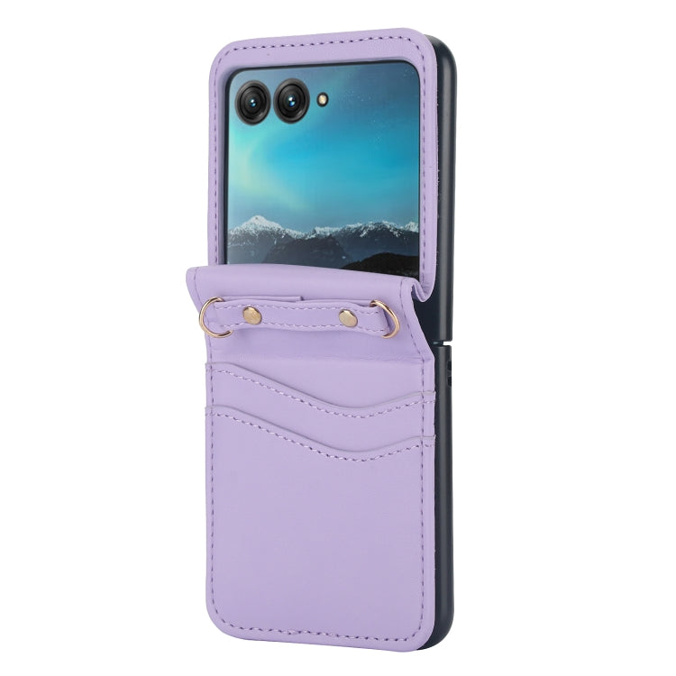 For Motorola Razr 40 Ultra Dual Card Slots Folding Phone Case