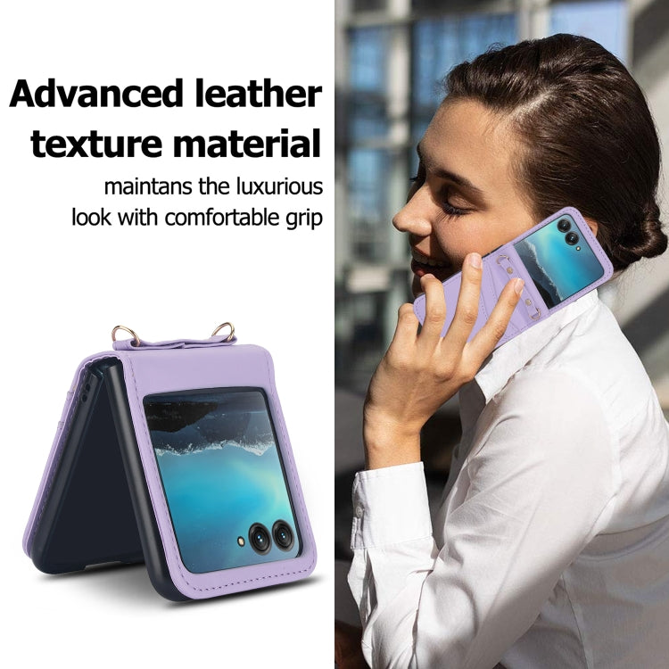 For Motorola Razr 40 Ultra Dual Card Slots Folding Phone Case