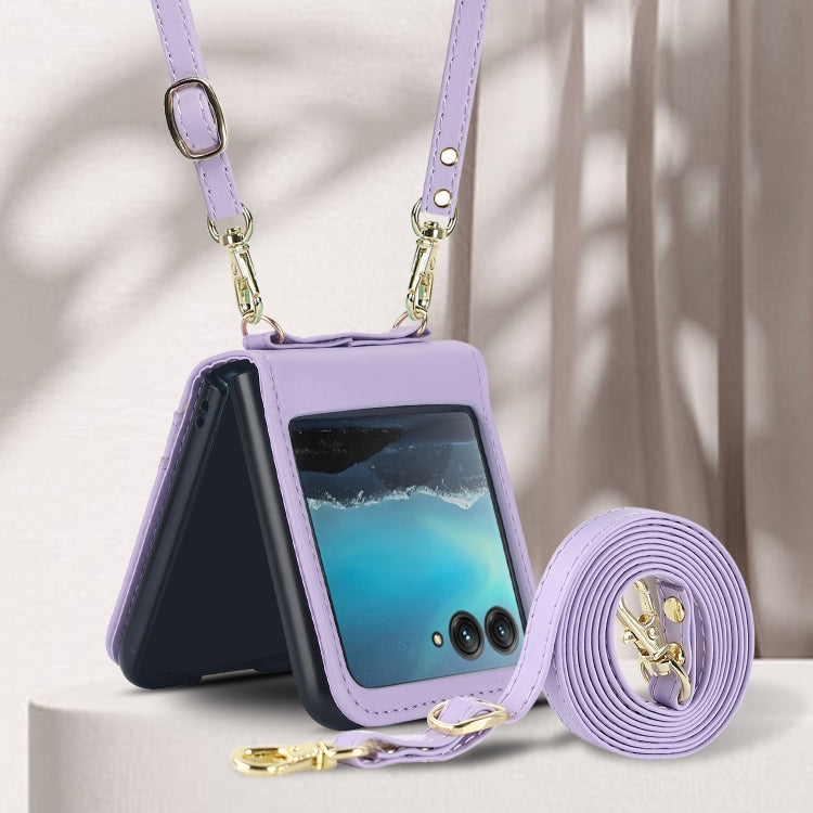 For Motorola Razr 40 Ultra Dual Card Slots Folding Phone Case