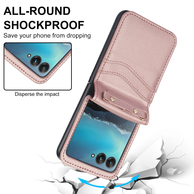 For Motorola Razr 40 Ultra Dual Card Slots Folding Phone Case