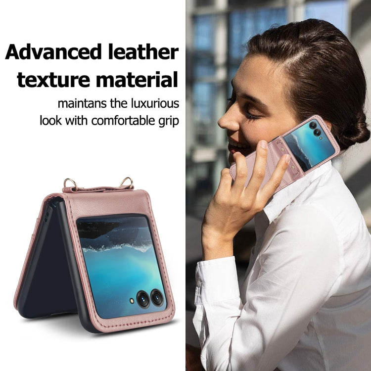 For Motorola Razr 40 Ultra Dual Card Slots Folding Phone Case