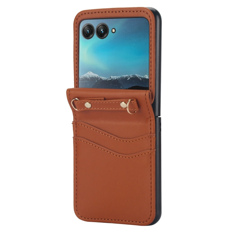For Motorola Razr 40 Ultra Dual Card Slots Folding Phone Case
