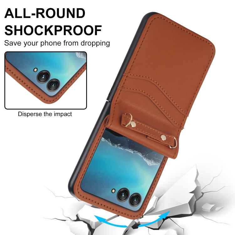 For Motorola Razr 40 Ultra Dual Card Slots Folding Phone Case