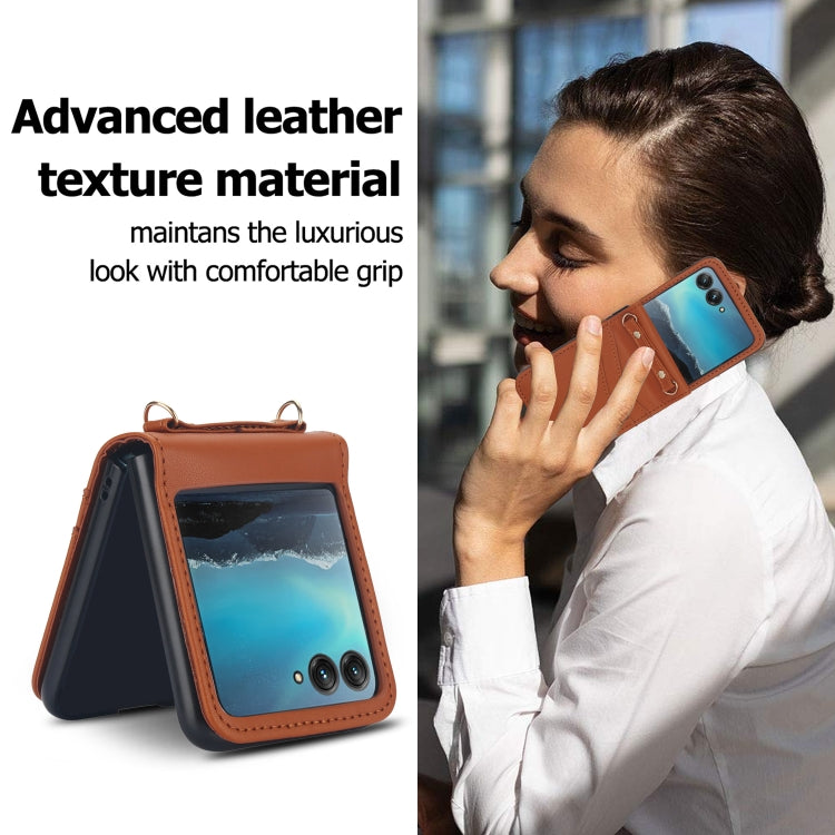 For Motorola Razr 40 Ultra Dual Card Slots Folding Phone Case