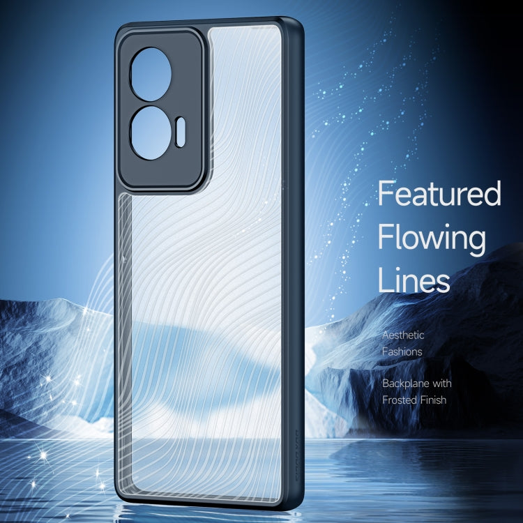 For Motorola Edge 50 Fusion DUX DUCIS Aimo Series TPU + PC Frosted Feel Phone Case - Black