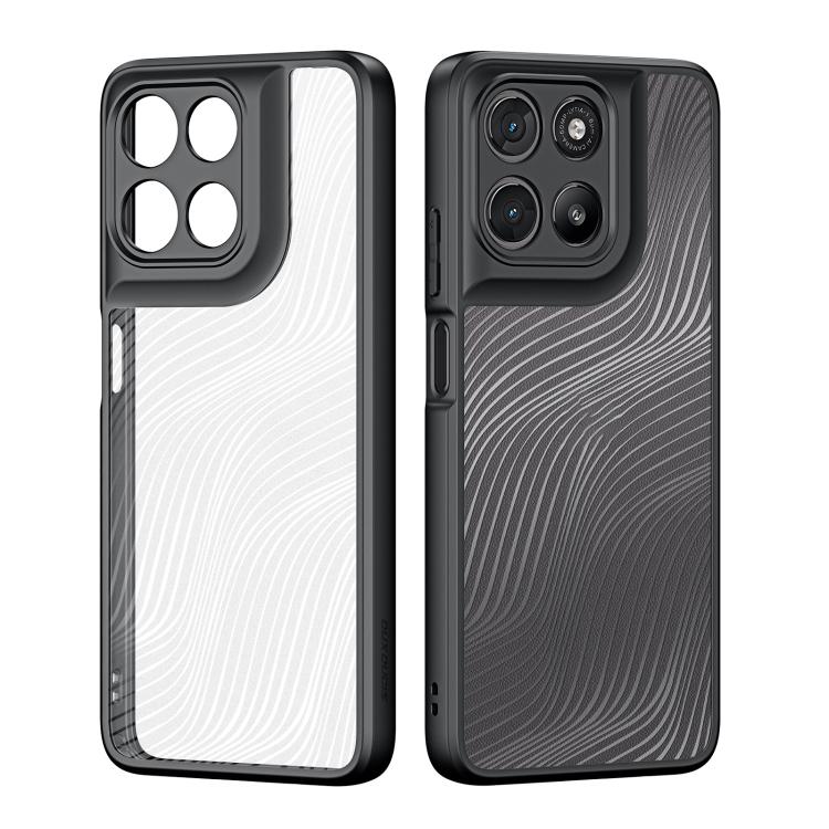 For Motorola Moto G57 Power 5G / G100 DUX DUCIS Aimo Series TPU + PC Frosted Feel Phone Case - Black