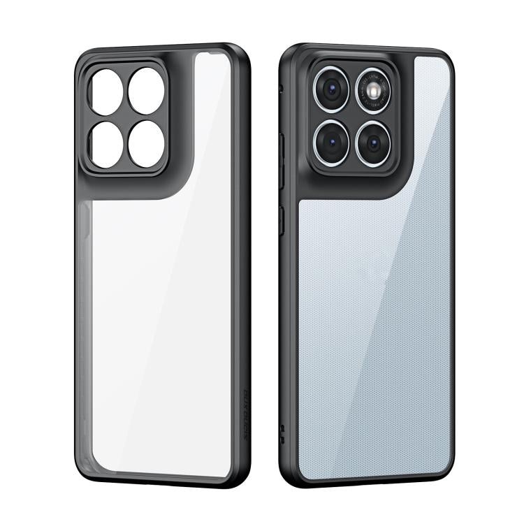 For Motorola Edge 70 Fusion 5G DUX DUCIS Aimo Series TPU + PC Frosted Feel Phone Case - Black