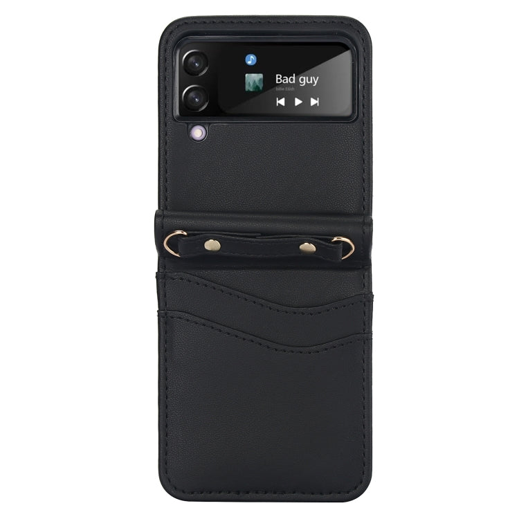 For Samsung Galaxy Z Flip4 Dual Card Slots Folding Phone Case