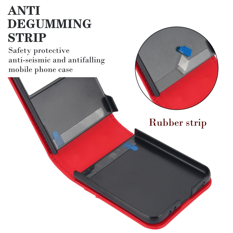 For Samsung Galaxy Z Flip4 Dual Card Slots Folding Phone Case