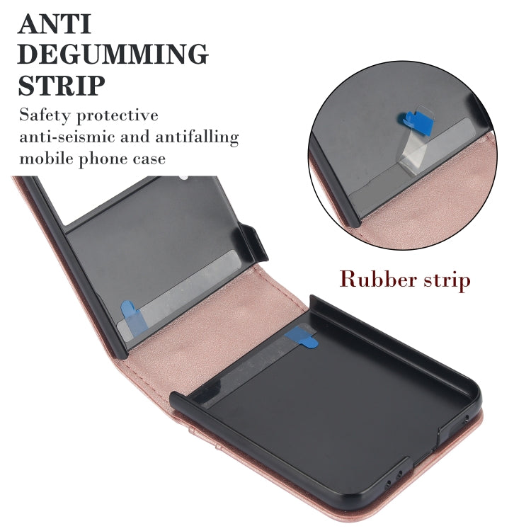 For Samsung Galaxy Z Flip4 Dual Card Slots Folding Phone Case