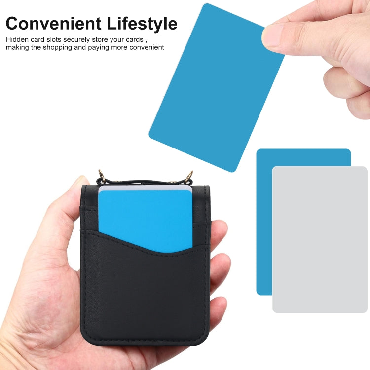 For Samsung Galaxy Z Flip5 Dual Card Slots Folding Phone Case