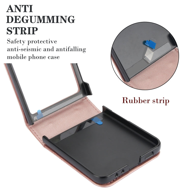 For Samsung Galaxy Z Flip5 Dual Card Slots Folding Phone Case