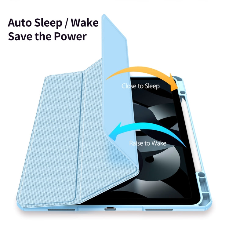 For iPad Air 13 2024 / 2025 / 2026 DUX DUCIS TOBY Series Antiskid Leather Tablet Case with Sleep / Wake-up Function