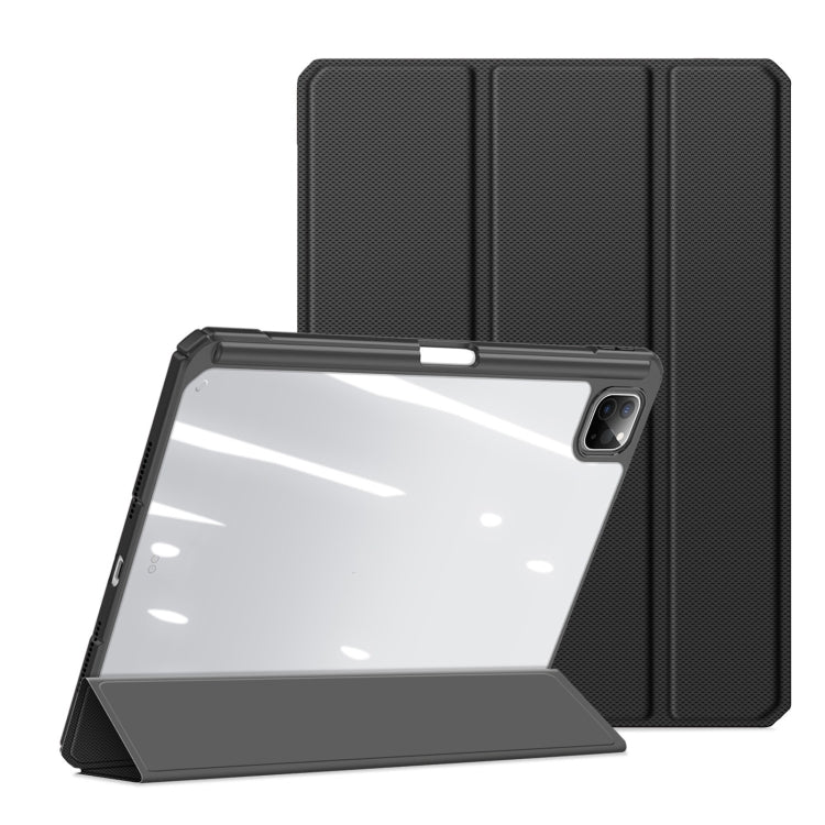 For iPad Pro 11 2025 / 2024 DUX DUCIS TOBY Series Antiskid Leather Tablet Case with Sleep / Wake-up Function