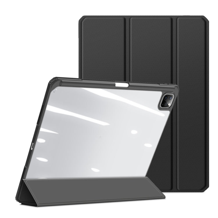 For iPad Pro 13 2025 / 2024 DUX DUCIS TOBY Series Antiskid Leather Tablet Case with Sleep / Wake-up Function