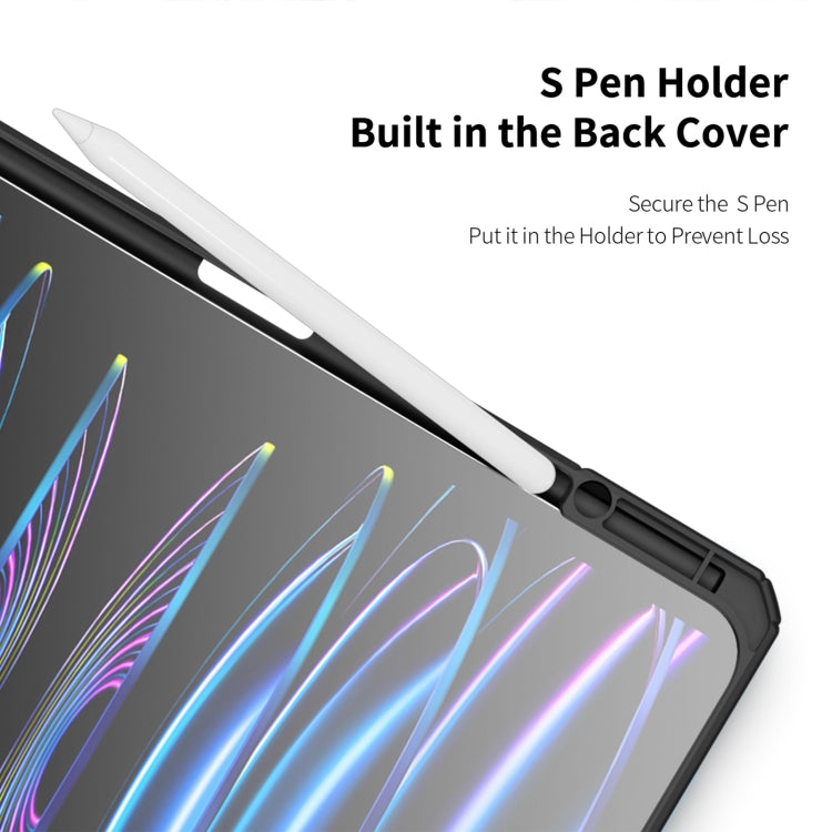 For iPad Pro 13 2025 / 2024 DUX DUCIS TOBY Series Antiskid Leather Tablet Case with Sleep / Wake-up Function