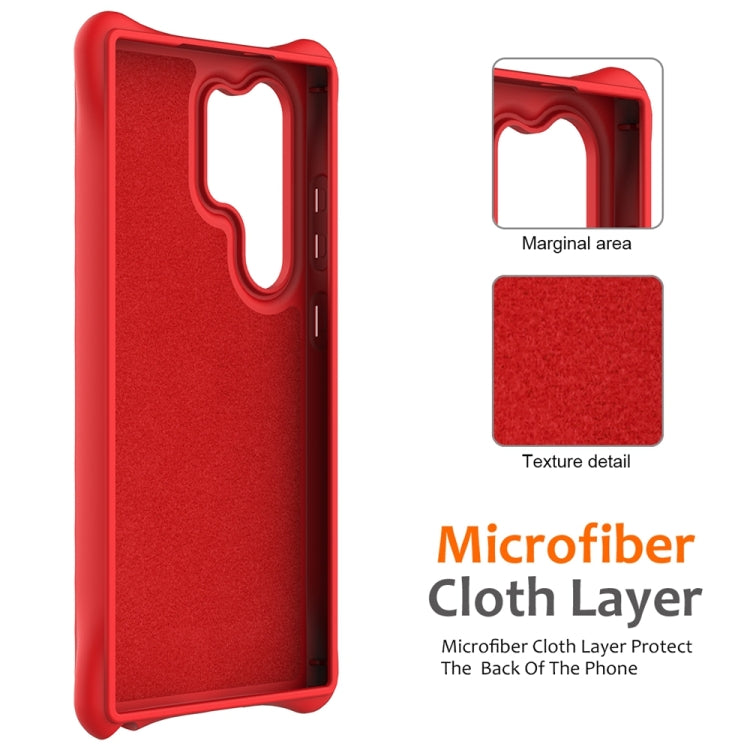 For Samsung Galaxy S24 Ultra 5G Wave Texture MagSafe Magnetic Liquid Silicone Phone Case