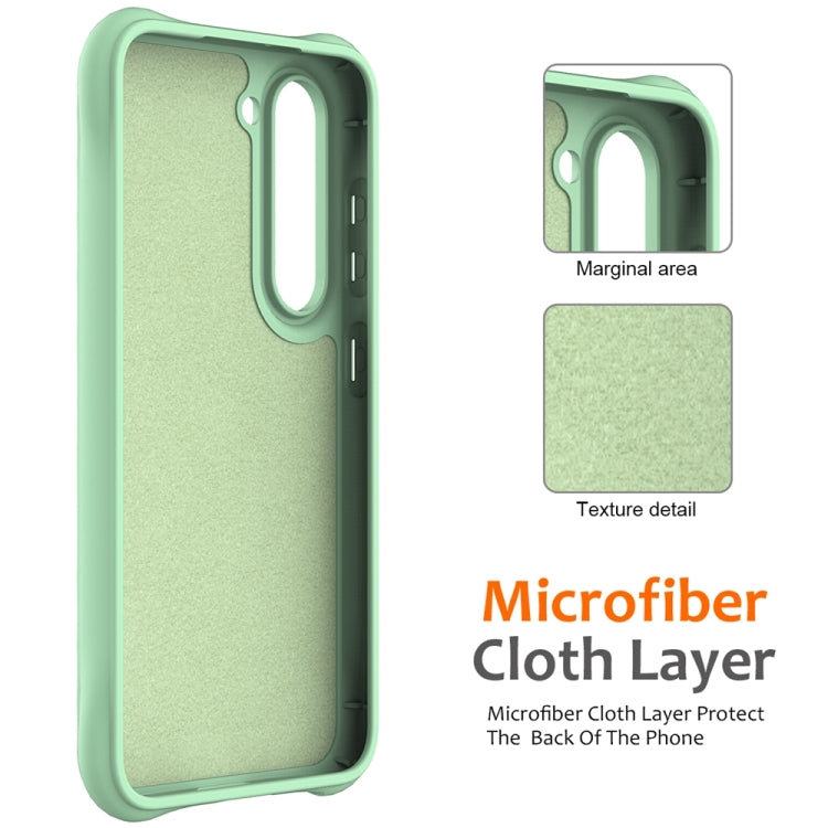 For Samsung Galaxy S23+ 5G Wave Texture MagSafe Magnetic Liquid Silicone Phone Case