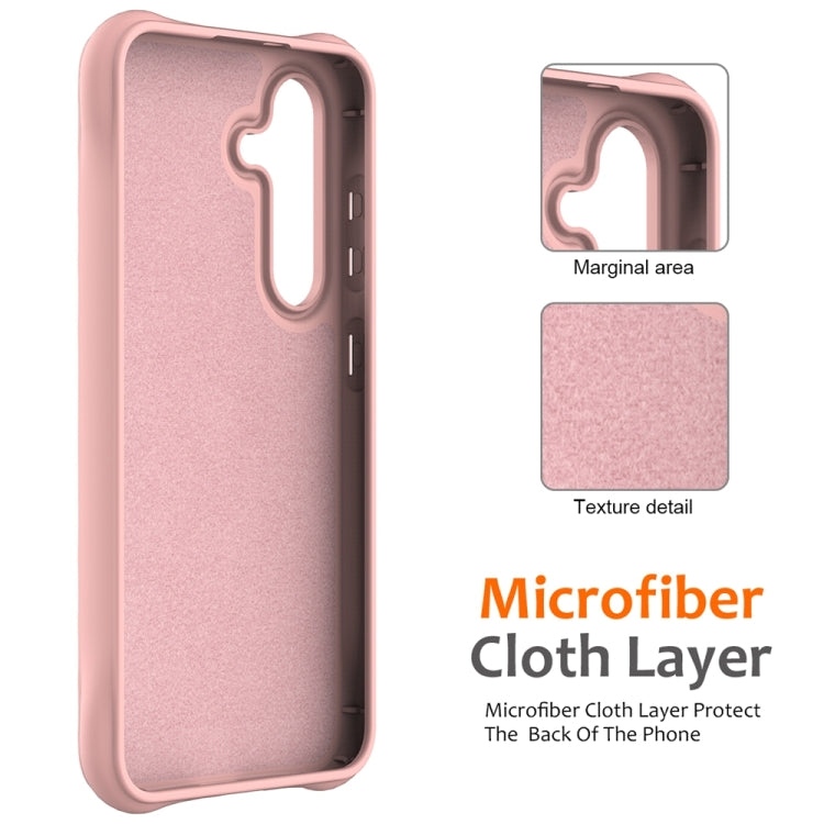 For Samsung Galaxy S23 FE 5G Wave Texture MagSafe Magnetic Liquid Silicone Phone Case