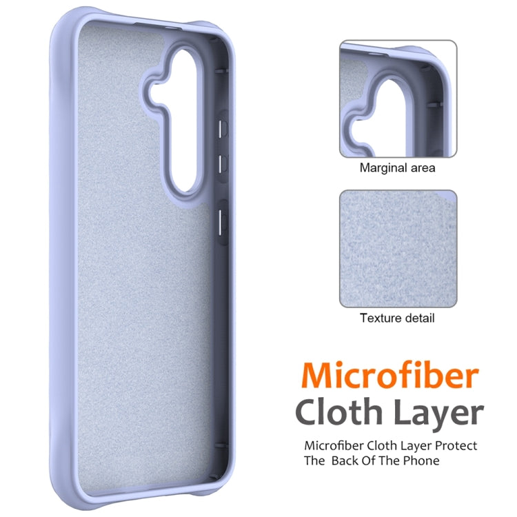 For Samsung Galaxy S23 FE 5G Wave Texture MagSafe Magnetic Liquid Silicone Phone Case