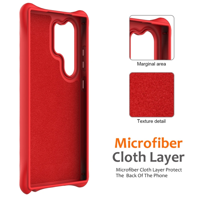 For Samsung Galaxy S25 Ultra 5G Wave Texture MagSafe Magnetic Liquid Silicone Phone Case