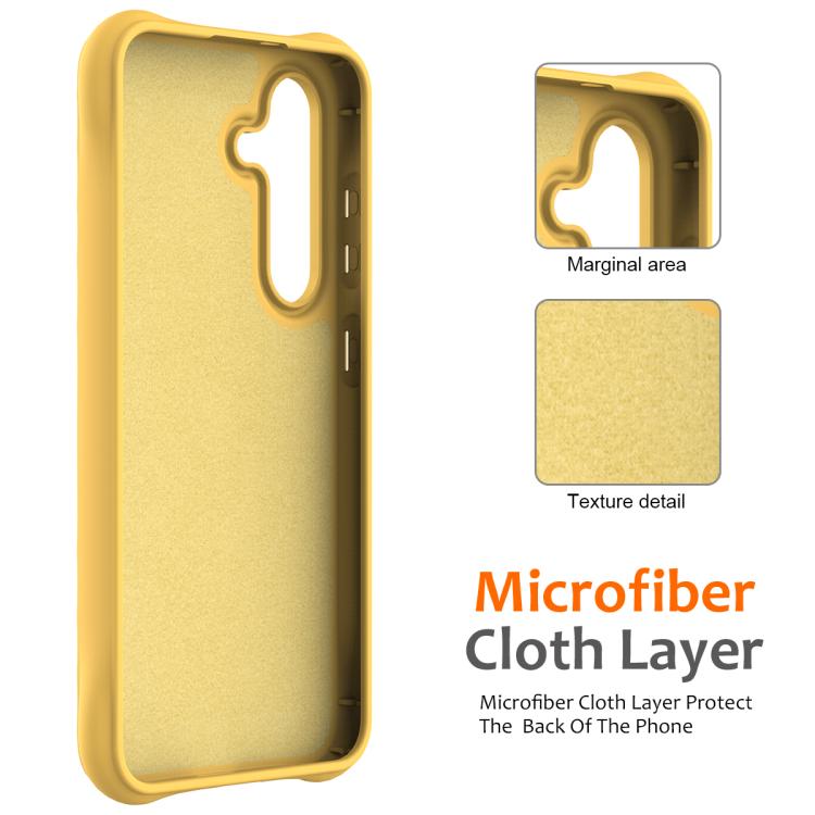 For Samsung Galaxy S26 5G Wave Texture MagSafe Magnetic Liquid Silicone Phone Case