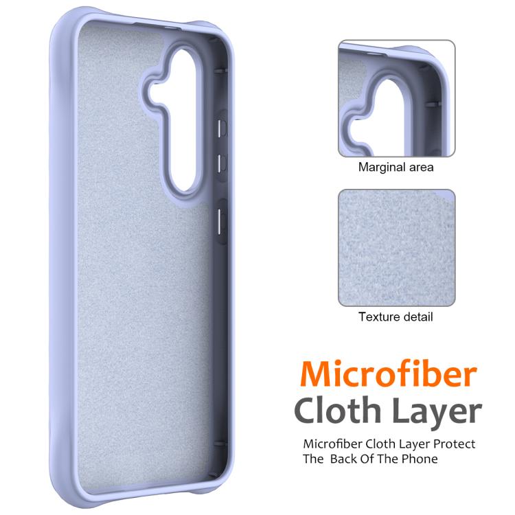 For Samsung Galaxy S26 5G Wave Texture MagSafe Magnetic Liquid Silicone Phone Case