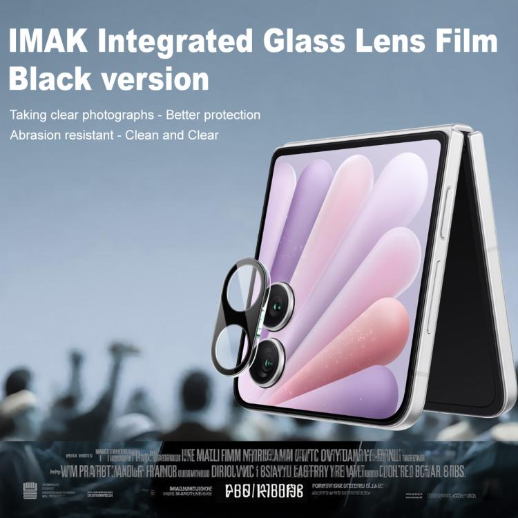 For Honor Magic V Flip 2 imak High Definition Integrated Glass Lens Film Black Version