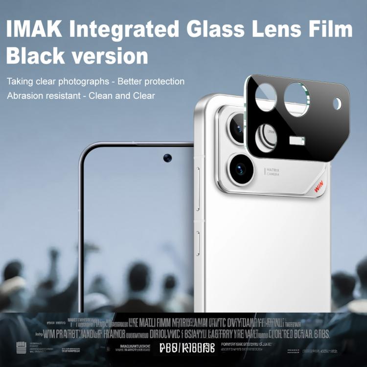 For Honor Win RT 5G imak High Definition Integrated Glass Lens Film Black Version