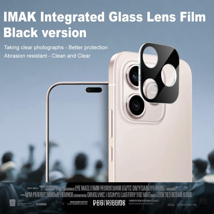 For Honor 600 Lite Global imak High Definition Integrated Glass Lens Film Black Version