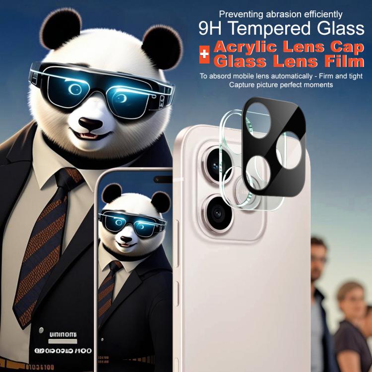 For Honor 600 Lite Global imak High Definition Integrated Glass Lens Film Black Version