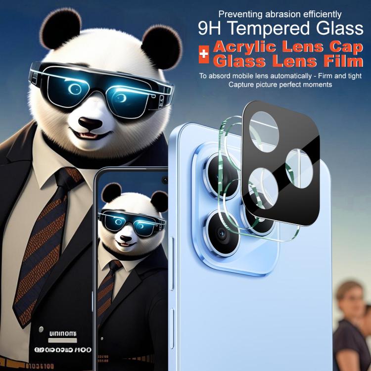 For Honor X8d 4G imak High Definition Integrated Glass Lens Film Black Version