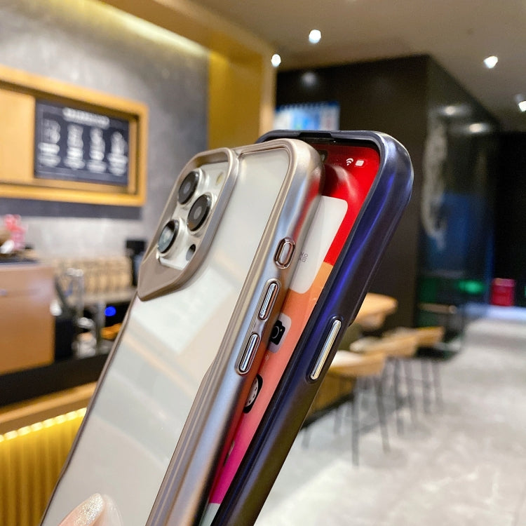 For iPhone 14 Pro Max Electroplating TPU Frame Hybrid PC Phone Case