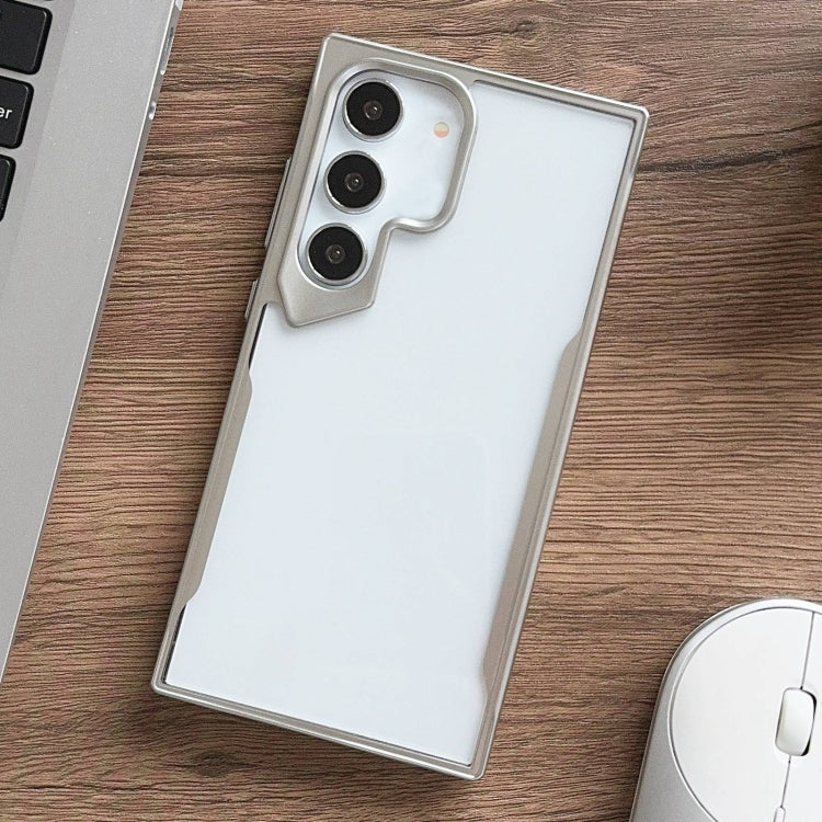 For Samsung Galaxy S23+ 5G Electroplating TPU Frame Hybrid PC Phone Case