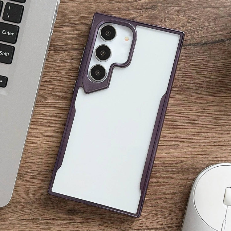For Samsung Galaxy S23+ 5G Electroplating TPU Frame Hybrid PC Phone Case