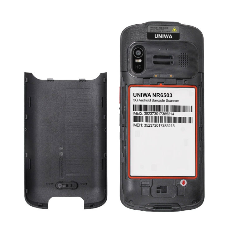 UNIWA NR6503 5G Handheld Scanner Phone, 8GB+128GB, 6.52 inch Android 13 Mediatek Kompanio 900T MT8791 Octa Core, Network: 5G - Black