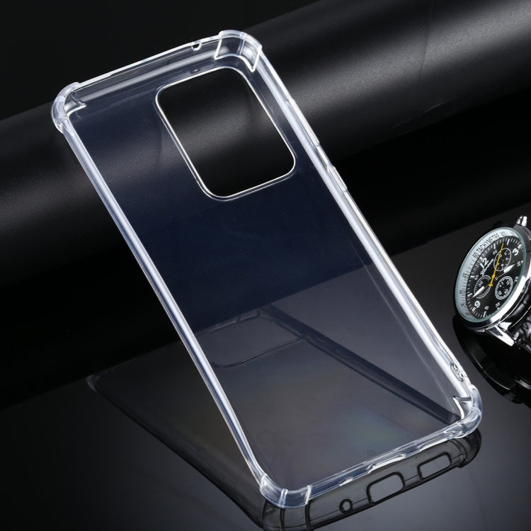 For Samsung Galaxy S20 Ultra Four-Corner Anti-Drop Ultra-Thin TPU Case(Transparent)